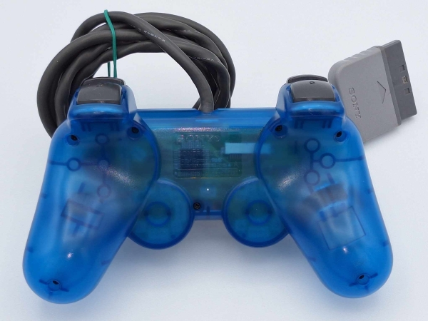 Playstation 1 Controller BLAU TRANSPARENT